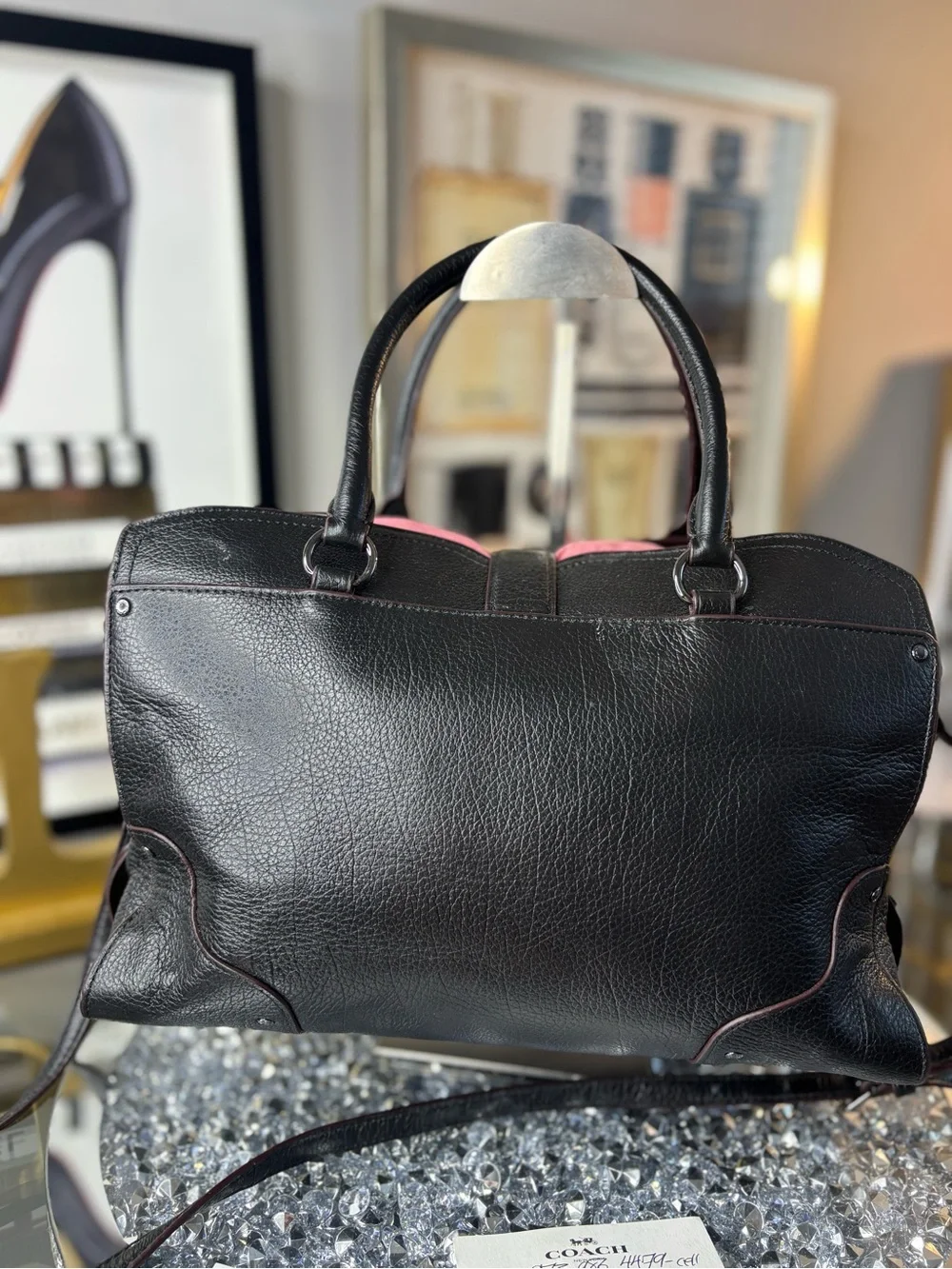 ***Current Carry***Coach Mercer Denim Patchwork Canyon Quilt Satchel